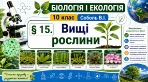 Вищі рослини. Презентація, інфографіка, робочий аркуш