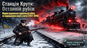 Презентація «Початок першої радянсько-української війни: більшовицький переворот у Харкові, створення маріонеткової УСРР та подвиг Героїв Крут (зима 1917–1918 рр.)»