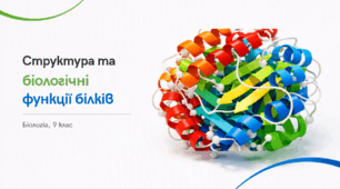 Презентація для 9 клас уроку біології "Структура та біологічні функції білків" (за підр. Самойлова, Тагліної до параграфу 6)