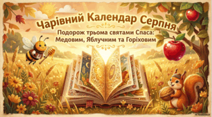 Три традиційні літні свята — Медовий, Яблучний та Горіховий Спаси — за оновленим церковним календарем.