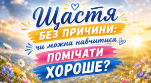 Щастя без причини: чи можна навчитися помічати хороше? 