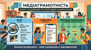Медіаграмотність: факт, судження та протидія маніпуляції (В1)