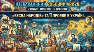 « Весна народів» та її прояви в Україні.