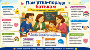 Пам'ятка-порада для батьків