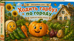 📖 Ілюстрована книга «Ходить гарбуз по городу» 🌻🎃