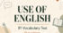 Use of English — B1 Vocabulary Test