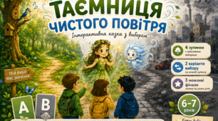 Інтерактивна казка з вибором для дітей 6–7 років «Таємниця чистого повітря»