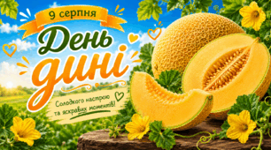 🗓 9 серпня  🌼 День дині 🍈☀️💛💫✨️