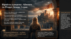 Вальтер Скотт «Айвенго»: утілення кодексу лицаря та художні засоби створення образу (7 клас НУШ) — Презентація