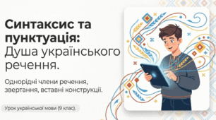 Однорідні члени речення. Речення зі звертаннями та вставними словами (сполученнями слів, реченнями)