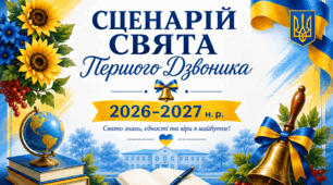 Сценарій свята Першого дзвоника «Свято знань, єдності та віри в майбутнє» (2026–2027 н. р.)