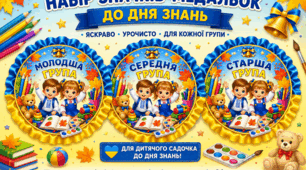 Значки-медальки «Молодша група», «Середня група», «Старша група» | До Дня знань | ЗДО