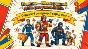 31 липня Міжнародний день рятувальника.