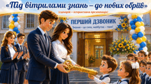 Дистанційний онлайн-захід до Дня Знань «Під вітрилами знань — до нових обріїв» (сценарій + інтерактивна презентація)