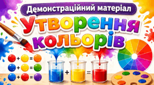 Демонстраційний матеріал «Утворення кольорів»