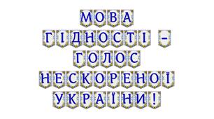 Розтяжка «Мова гідності — голос нескореної України!»: патріотичне оформлення освітнього простору