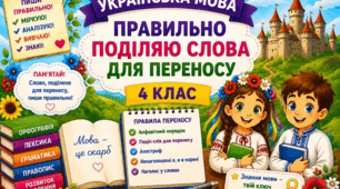 Урок 9 Правильно поділяю слова для переносу