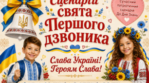 Сценарій  Першого дзвоника до Дня Знань 2026/2027 навчального року!