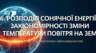 Презентація "§ 6. Розподіл сонячної енергії та закономірності зміни температури повітря на Землі" 7 клас НУШ