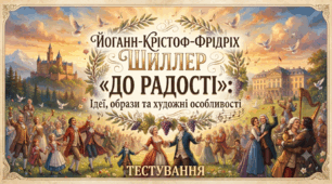 Йоганн-Крістоф-Фрідріх Шиллер «До радості»: ідеї, образи та художні особливості