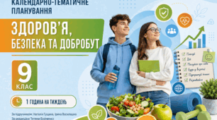 Календарно-тематичний план "Здоров’я, безпека та добробут" 9 НУШ клас  підручник Н. І. Гущина, І. П. Василашко, 1 год/тиж на 2026-2027 н.р.