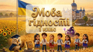 Перший урок « МОВА ГІДНОСТІ » 1 клас 2026-2027 н.р. (за рекомендацією МОН України)