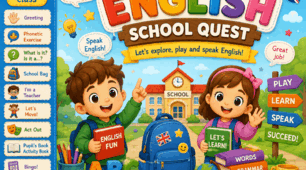 English School Quest — інтерактивний урок англійської мови з іграми та квест-завданнями