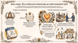 «21 вересня — Міжнародний день миру та День миру в Україні»