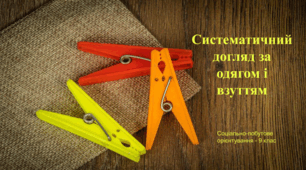 Систематичний догляд за одягом і взуттям