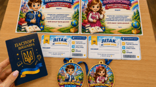Набір «До Країни знань» до 1 вересня . 4 клас ✨ ( Квиток, паспорт, медаль, свідоцтво)