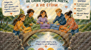 Перший урок «Мова гідності: як слова будують мости, а не стіни»