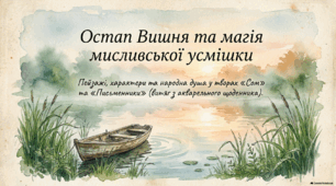 Гумор в усмішках Остапа Вишні «Письменники», «Сом».