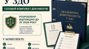 КОМПЛЕКТ УПРАВЛІНСЬКИХ ТА МЕТОДИЧНИХ МАТЕРІАЛІВ  «АКАДЕМІЧНА ДОБРОЧЕСНІСТЬ У ЗДО - 2026»