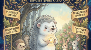 Методико-психотерапевтична казка для розвитку культури інклюзії та подолання булінгу на основі історії про Пухнастика.