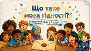 Мова гідності. Перший урок у 3 класі 2026/2027