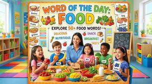 Word of the Day. Food — навчальні картки з англійської мови