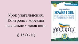 5 клас НУШ Узагальнення за ГР1,2,3, робочий аркуш, емоційне налаштування, аркуш-пам’ятка за І розділом і § 12. Урок узагальнення. Контроль і корекція навчальних досягнень