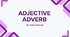 НМТ Adjective vs Adverbs rules + exercises