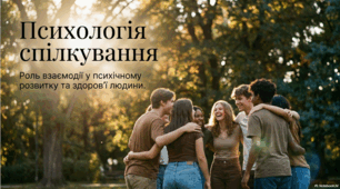 Психологія спілкування. Роль взаємодії у психічному розвитку та здоров'ї людини.