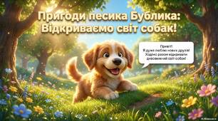 Презентація" Пригоди песика Бублика: відкриваємо світ собак!"