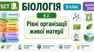 Рівні організації живої матерії