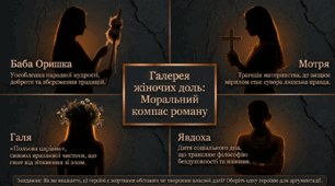 Жіночі образи в романі “Хіба ревуть воли, як ясла повні?” Ствердження народних поглядів на духовне здоров’я людини — Презентація (10 клас)