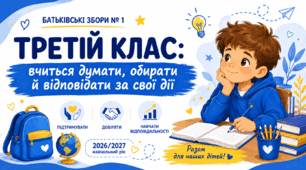 Батьківські збори №1 у 3 класі