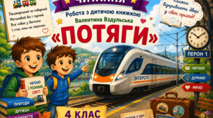Урок 3 Робота з дитячою книжкою. Валентина Вздульська «Потяги»
