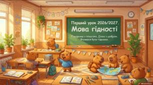 Перший урок 2026/2027 «Мова гідності» — презентація для 1–4 класів