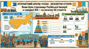 Яким було становище Російської імперії в середині ХӀХ – на початку ХХ століття.