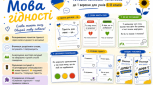 Урок-тренінг «Мова гідності» до 1 вересня