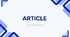 НМТ Article rules + exercises