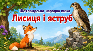 Шотландська народна казка "Лисиця і яструб"