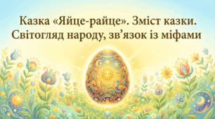 5 клас. Казка "Яйце-райце". Зміст казки. Світогляд народу, зв’язок із міфами. Презентація, інфографіка, робочий аркуш